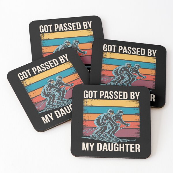 Item preview, Got Passed By My Daughter Skiing Dad Skiers, Family Ski Race designed and sold by DentistLegal.