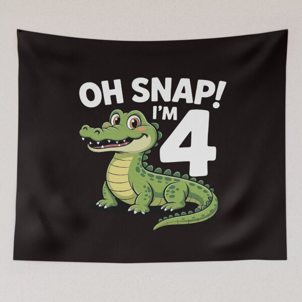Item preview, 4 Year Old Alligator Birthday Crocodile Gator 4th Gift designed and sold by RopboxRone.