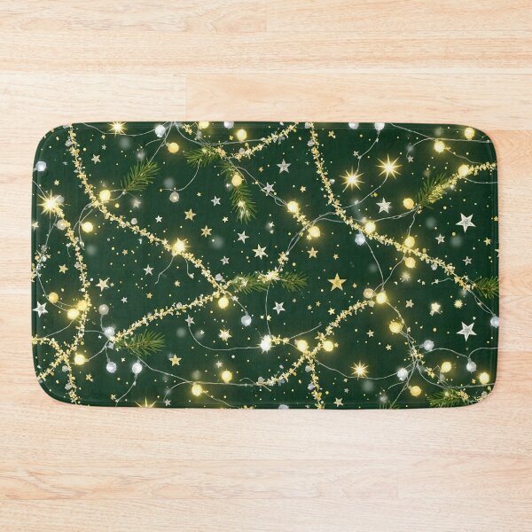 Item preview, Sparkling Christmas Star Lights Pattern designed and sold by Kaleidoscope Print.