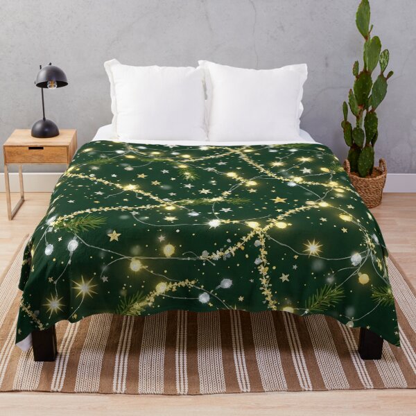 Item preview, Sparkling Christmas Star Lights Pattern designed and sold by Kaleidoscope Print.