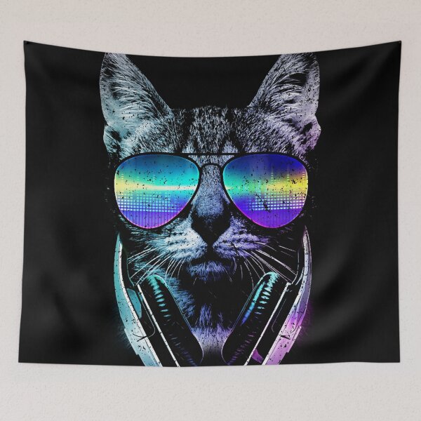 Item preview, Music Lover Cat Classic T-Shirt designed and sold by krehlizeten.