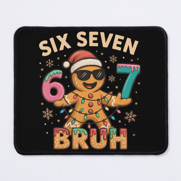 Item preview, Bruh 67 Christmas Six Seven Gingerbreadman Boys 67 Christmas designed and sold by HayleePacoch.