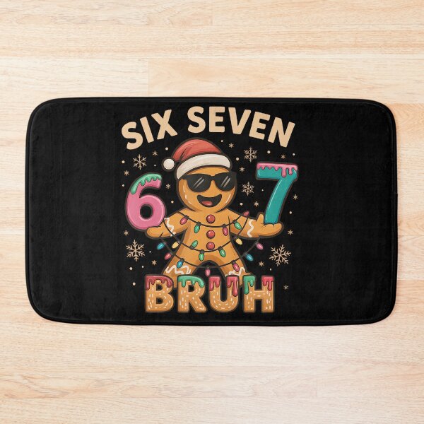 Item preview, Bruh 67 Christmas Six Seven Gingerbreadman Boys 67 Christmas designed and sold by HayleePacoch.