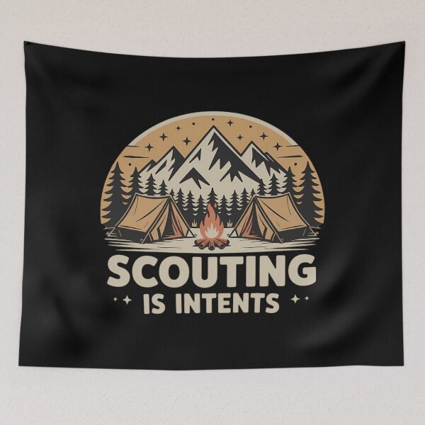 Item preview, Scouting is Intents Funny Scout Camper Camping designed and sold by DentistLegal.
