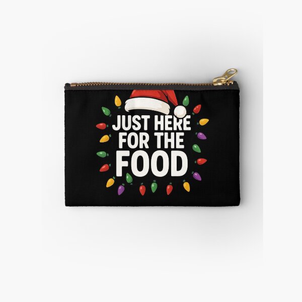 Item preview, Just Here For The Food Funny Christmas Subtle Bah Humbug Gear designed and sold by DynamicDesign.