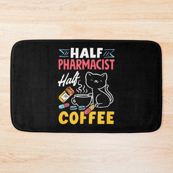 Item preview, Half Pharmacist Half Coffee Funny Pharmacist Coffee Lover designed and sold by MargieLauren.