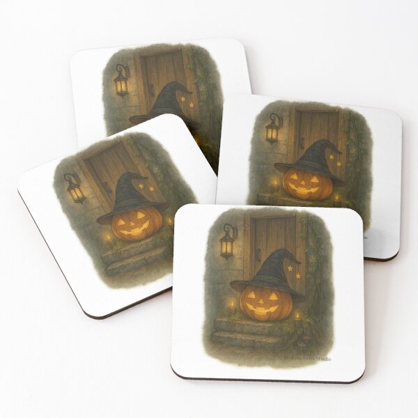 Item preview, Pumpkin Witchlet - Cute-Spooky Collection (HFS) designed and sold by Hollow-Fern-Studio.