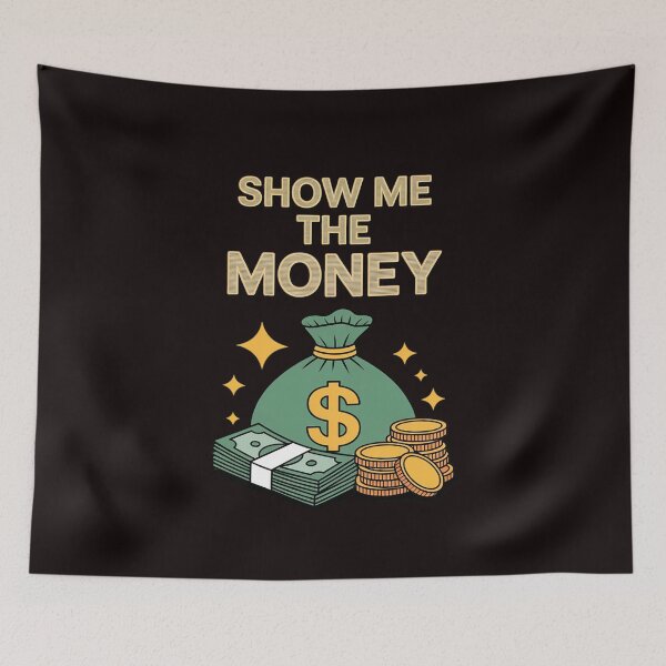 Item preview, Wealthy Accountant Currency Dollar Show Me The Money Saying designed and sold by RopboxRone.