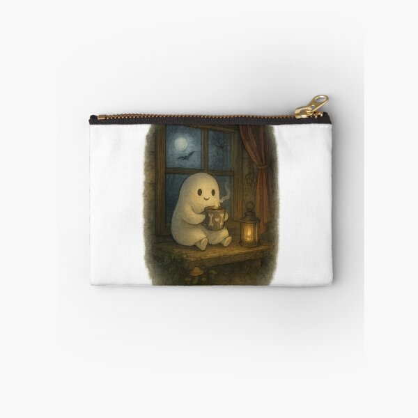 Item preview, Cocoa Ghostie - Cute-Spooky Collection (HFS) designed and sold by Hollow-Fern-Studio.