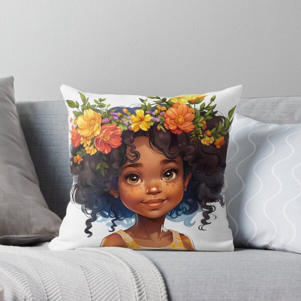 Item preview, Cute Chibi Girl In Autumn Floral Headdress Art  designed and sold by DEC02.