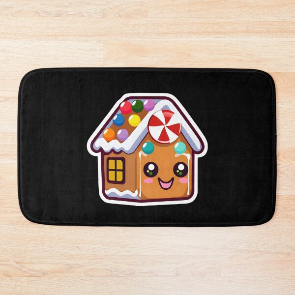Item preview, Whimsical Gingerbread House with Colorful Candy and Snow | Cute Christmas Sticker designed and sold by FestivityFinds.