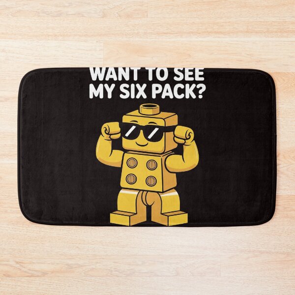 Item preview, Want To See My Six Pack Bricks Lover Master Builder designed and sold by RopboxRone.