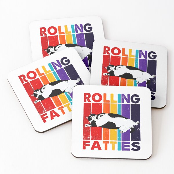 Item preview, Rolling Fatties – Retro Chonky Cat  designed and sold by hieuha091XRg.