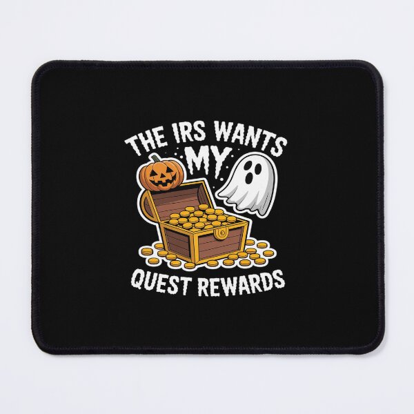 Item preview, The IRS Wants My Quest Rewards Halloween Wizard Meme designed and sold by velltoons.