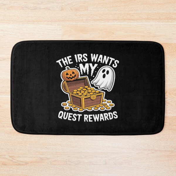 Item preview, The IRS Wants My Quest Rewards Halloween Wizard Meme designed and sold by velltoons.
