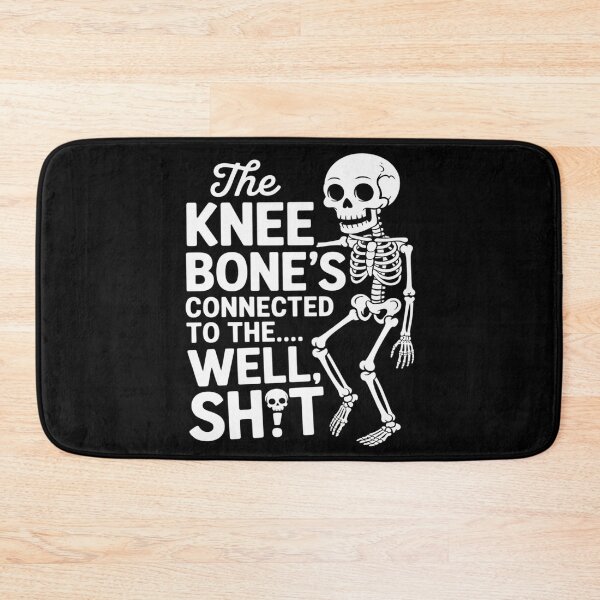Item preview, The Knee Bone’s Connected To The Well Sh t Amputee Skeleton designed and sold by velltoons.