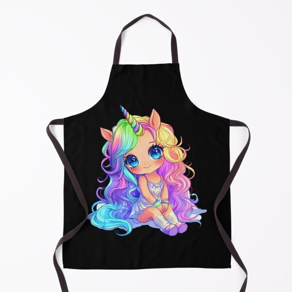 Item preview, Chibi Rainbow Colors Unicorn Style Cute Girl Art designed and sold by DEC02.