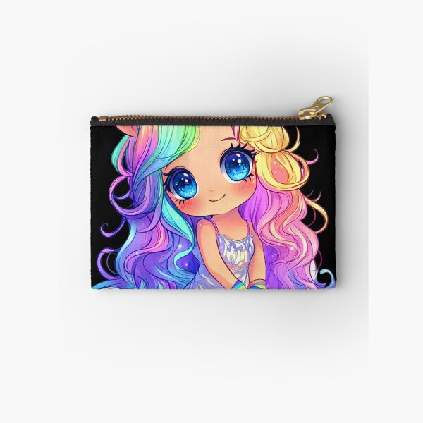 Item preview, Chibi Rainbow Colors Unicorn Style Cute Girl Art designed and sold by DEC02.