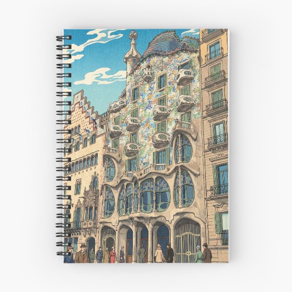 Item preview, Casa Batllo Japanese Woodblock Print designed and sold by Takeda-art.