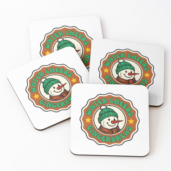 Item preview, Winter Cheers Gingerbread Snowman with Scarf and Hat | Festive Christmas Mug Design designed and sold by FestivityFinds.