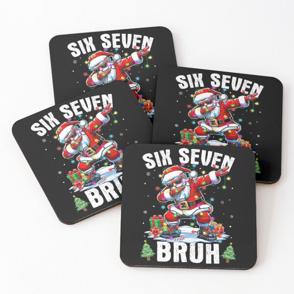 Aperçu de l'œuvre Bruh 67 Six Seven Père Noël qui dab créée et vendue par HayleePacoch.