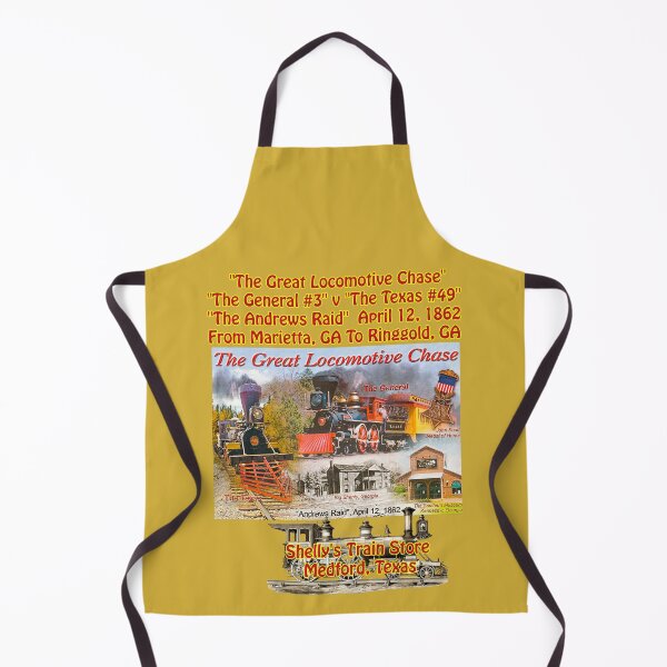 Item preview, "The Great Locomotive Chase" April 12, 1862, Shelly's Train Store, Vintage, Classic, Collectible Train Logos, Rail & Railroad Logos, stickers, t-shirts, posters designed and sold by MoreEZUSA-Here.