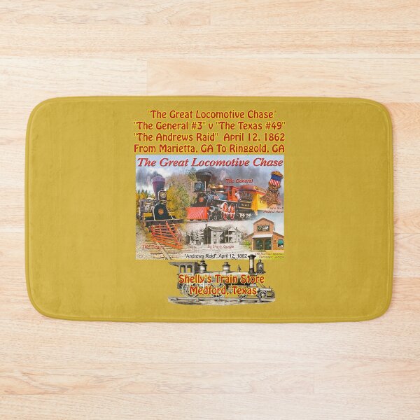 Item preview, "The Great Locomotive Chase" April 12, 1862, Shelly's Train Store, Vintage, Classic, Collectible Train Logos, Rail & Railroad Logos, stickers, t-shirts, posters designed and sold by MoreEZUSA-Here.