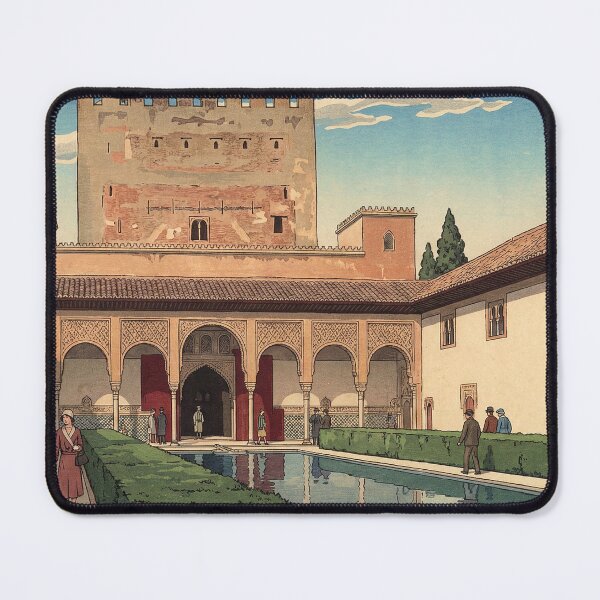 Item preview, The Alhambra Palace Japanese Woodblock Print designed and sold by Takeda-art.