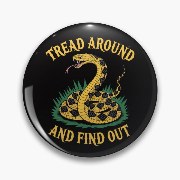 Item preview, Tread Around And Find Out Gadsden Flag Snake Patriotic Gift designed and sold by Silicula.