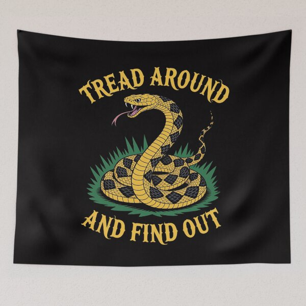 Item preview, Tread Around And Find Out Gadsden Flag Snake Patriotic Gift designed and sold by Silicula.