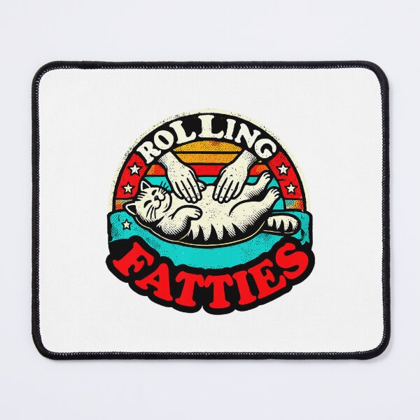 Item preview, Rolling Fatties – Retro Fat Cat Humor designed and sold by hieuha091XRg.