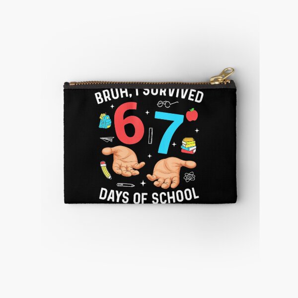 Item preview, Bruh I Survived 67 Days Of School Funny Six Seven Hands Meme designed and sold by HayleePacoch.