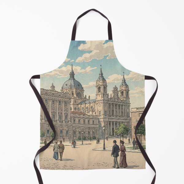 Item preview, Almudena Cathedral Japanese Woodblock Print designed and sold by Takeda-art.