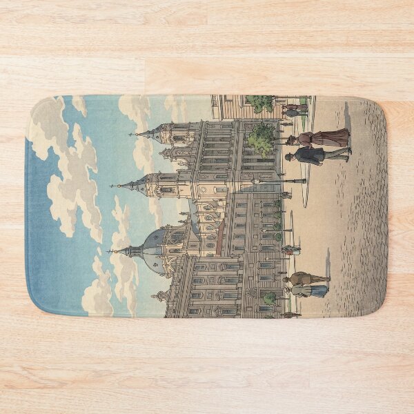 Item preview, Almudena Cathedral Japanese Woodblock Print designed and sold by Takeda-art.