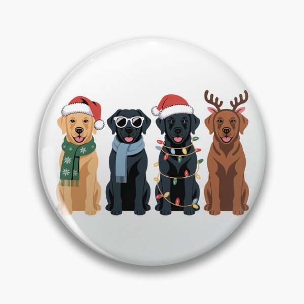 Item preview, Cute Labrador Retriever Christmas Holiday Party designed and sold by chattsuede.