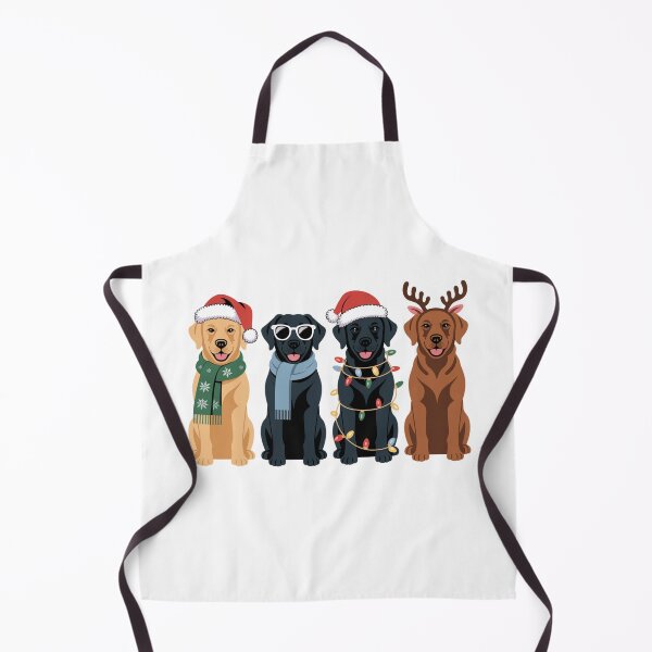 Item preview, Cute Labrador Retriever Christmas Holiday Party designed and sold by chattsuede.