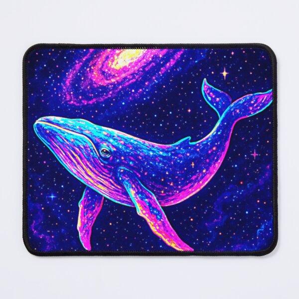 Item preview, Neon Cosmic Whale – Vibrant Space Art designed and sold by Expl0rer.