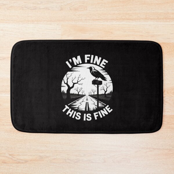 Item preview, This is Fine, From Horror TV Scary Show designed and sold by Silicula.