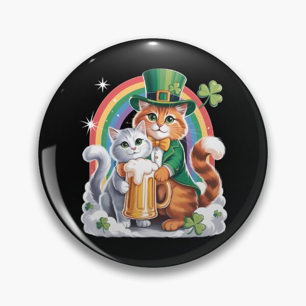 Item preview, Cat St Patricks Day Leprechaun Riding Caticorn Unicorn designed and sold by DentistLegal.