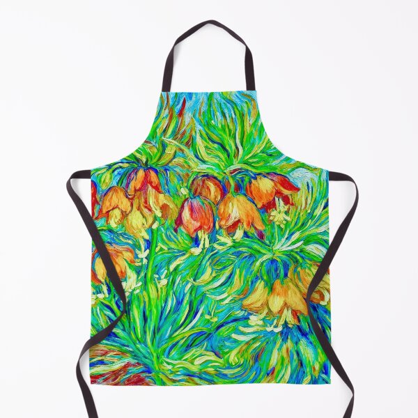 Item preview, Van Gogh Landscape with Fritillaries designed and sold by Vicky Brago-Mitchell®.