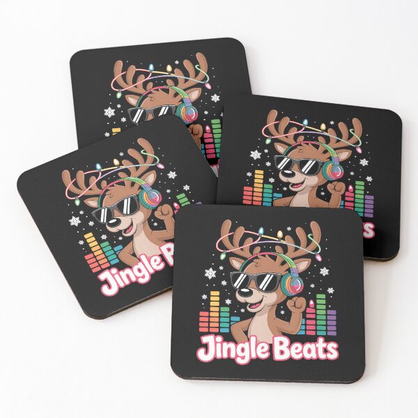 Item preview, Jingle Beats Funny Reindeer Xmas Christmas Music Design designed and sold by DorisElaine.