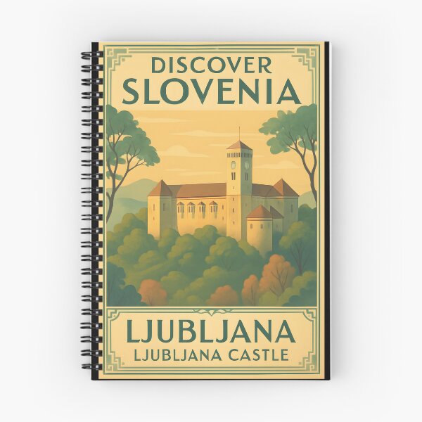 Item preview, Ljubljana Castle – Vintage Art Deco Ljubljana, Slovenia designed and sold by Cosmopolis.
