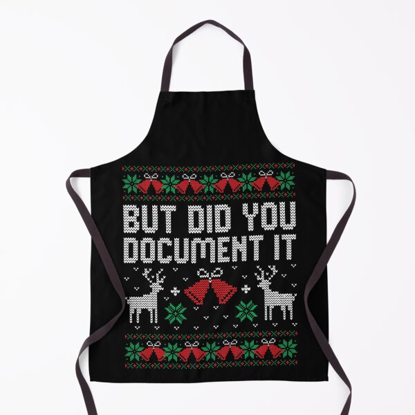 Item preview, But Did You Document It Funny Office Christmas Ugly Sweater designed and sold by HayleePacoch.