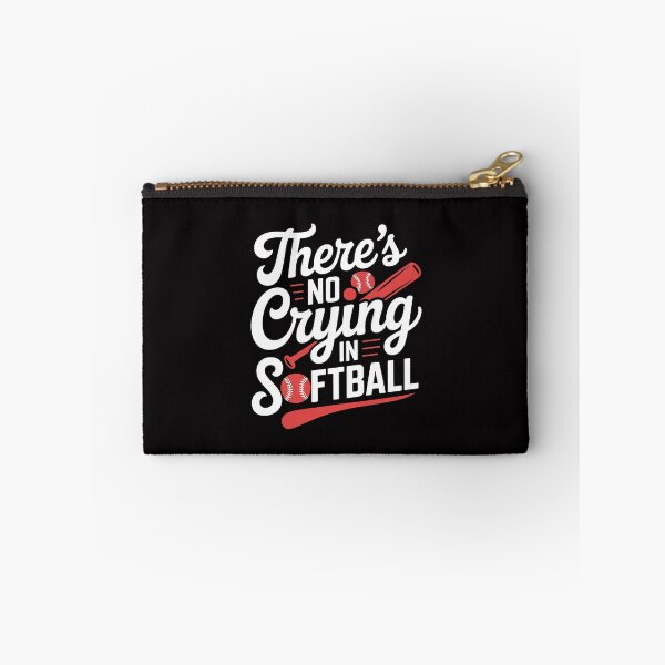 Item preview, Theres No Crying in Softball Game Sports Baseball Lover designed and sold by Silicula.
