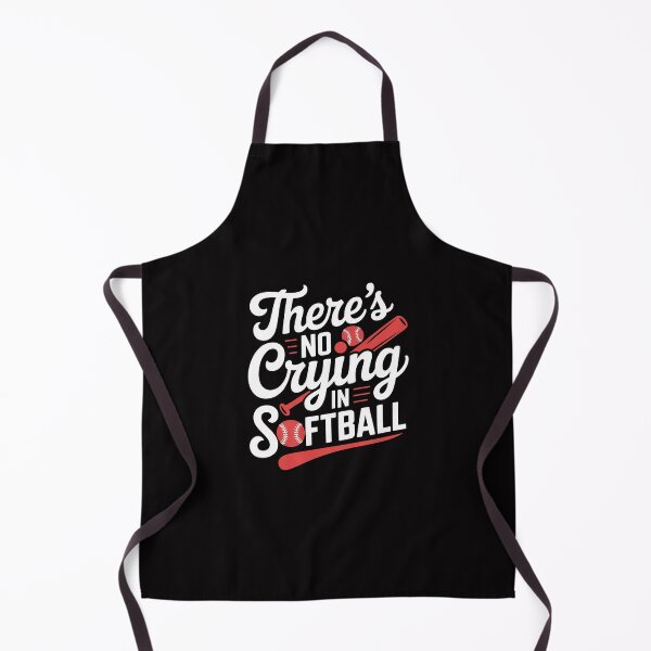 Item preview, Theres No Crying in Softball Game Sports Baseball Lover designed and sold by Silicula.
