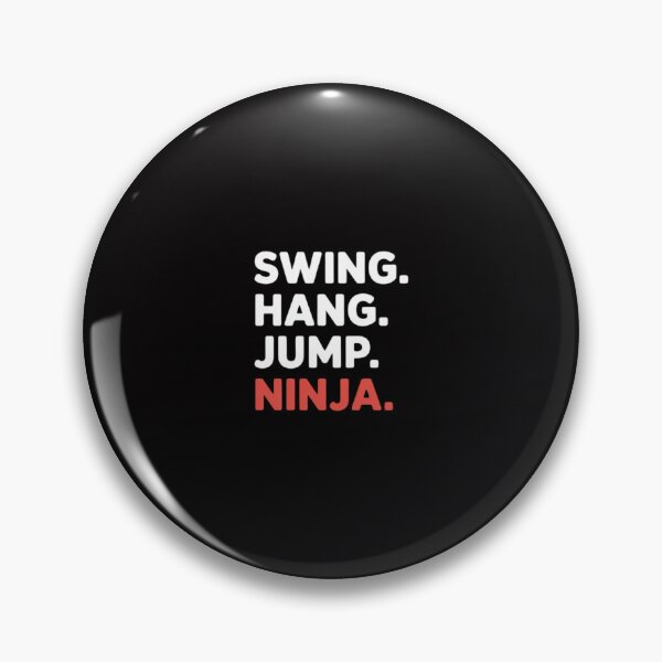 Item preview, Swing. Hang. Jump. Ninja. designed and sold by Silicula.