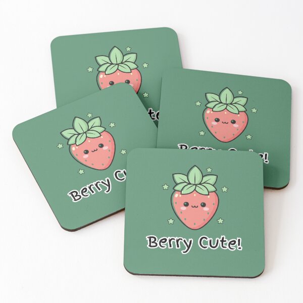 Item preview, Kawaii Shy Strawberry: "Berry Cute" designed and sold by SebastianSpace.