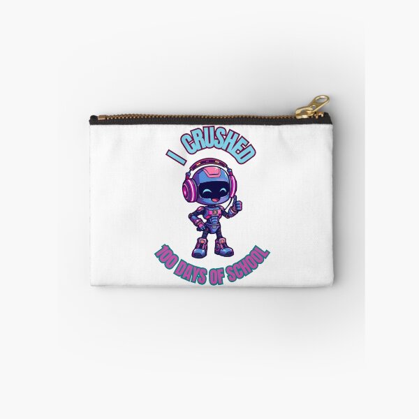 Item preview, I Crushed 100 Days of School Gamer Robot VR Visor designed and sold by PanaddaArtStudio.
