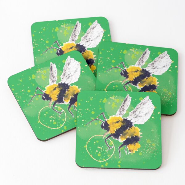 Item preview, Vivid Artistic Bumblebee designed and sold by retrobliss70s.