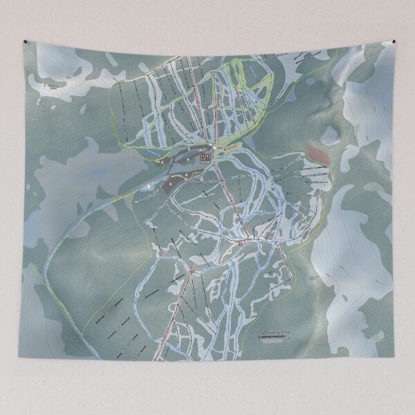 Artikelvorschau, Whitewater Resort Trail Map entworfen und verkauft von Mapsynergy.